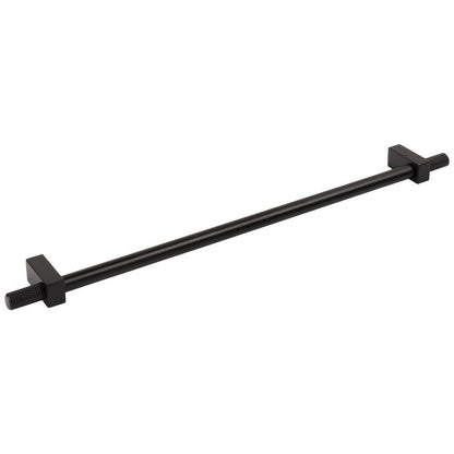 96 mm Center-to-Center Satin Nickel Larkin 4 Knurled Ends Cabinet Bar Pull