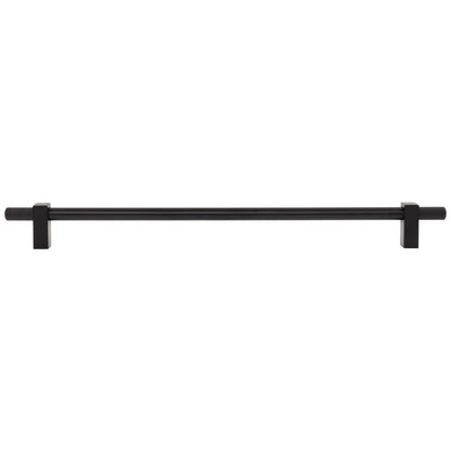 96 mm Center-to-Center Satin Nickel Larkin 4 Knurled Ends Cabinet Bar Pull