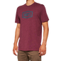 100% Icon T-Shirt - Maroon - Medium 20000-00031