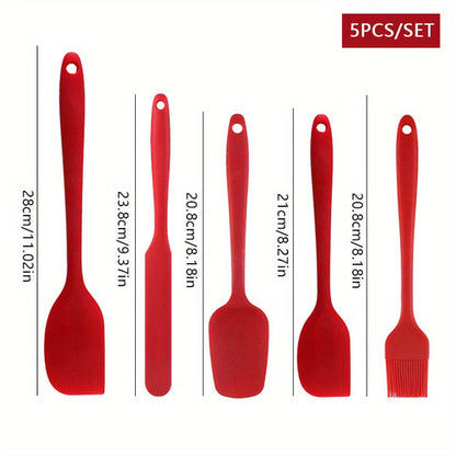 Versatile Silicone Spatula Set Bake Brush and More | Kitchen Essentials | Kitchen + Metal