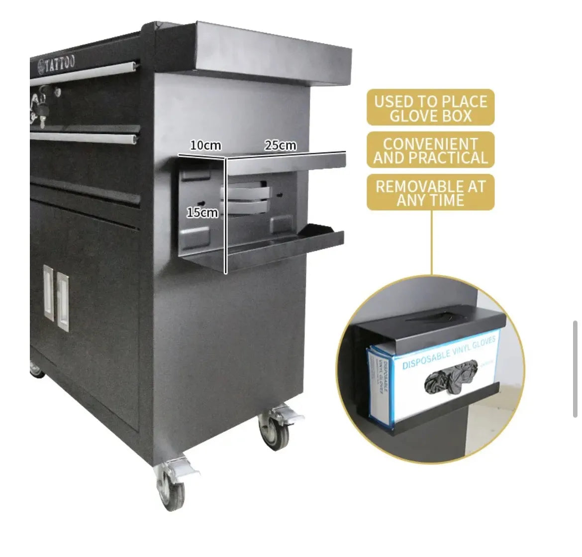 Multifunctional tattoo tool workbench tool car