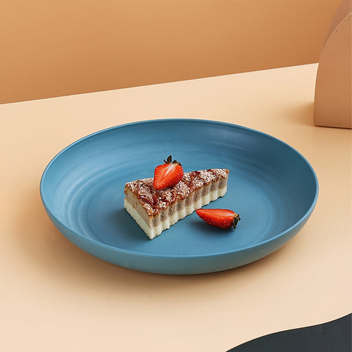 Colorful 9Inch Deep Plates  Set of 2 Durable PP