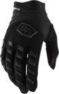 100% Airmatic Gloves - Black/Charcoal - Small 10000-00000