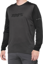 100% Ridecamp Jersey - Long-Sleeve - Black/Charcoal - Small 40028-00000
