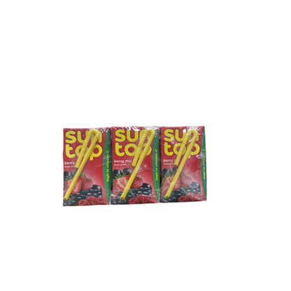 Sun Top berry mix fruit drink 6pk