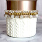 Crystal Gold Tumbler Bracelet Stack -fits 30-40oz