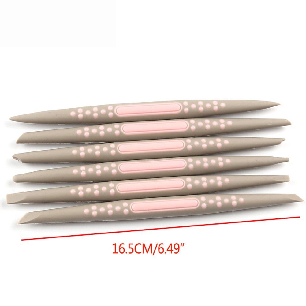 6PCS/Set Cake DIY Soft Silicone Carving Pen