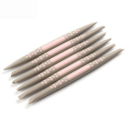 6PCS/Set Cake DIY Soft Silicone Carving Pen