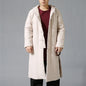 Ethnic Style Cotton Linen Hooded Thick Jacket
