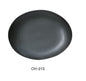 Yanco CH-213 Champs 13" X 10 1/2" X 1 1/2" OVAL PLATE | Kitchen + Metal
