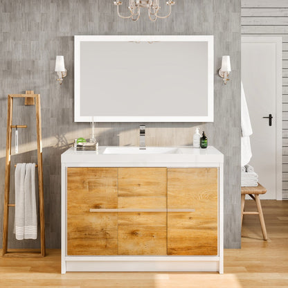 Eviva Sun Wooden Framed Mirror