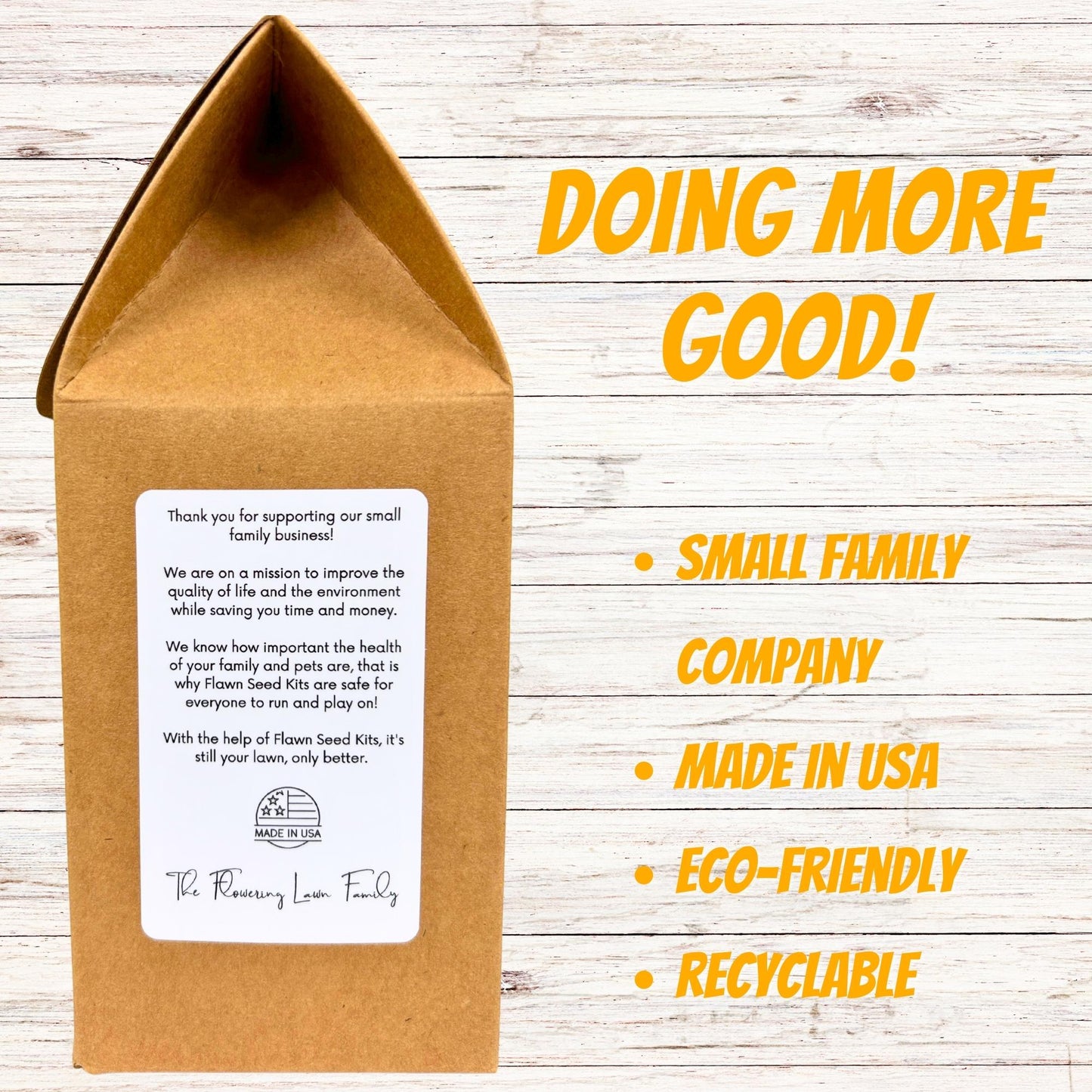 White Yarrow Eco-Friendly Seeding Kit