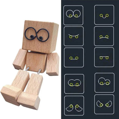 Swaying Wooden Figure  – Handmade Decorative Balance Toys