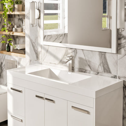 Eviva Lugano Bath Vanity with Acrylic Top and Integrated Sink (24"-84")