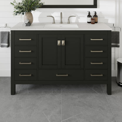 Eviva Aberdeen Bath Vanity with Counter Top and Undermount Porcelain Sink (24"-96")