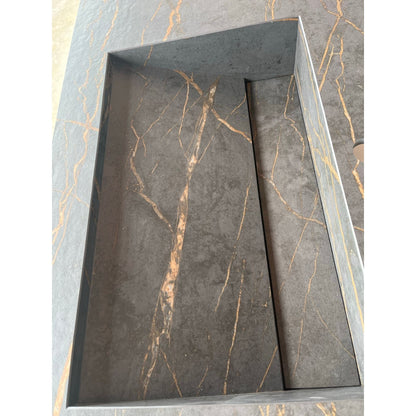 HANDCRAFTED DEKTON LAURENT ENGINEERED PORCELAIN SINK (ES-057)