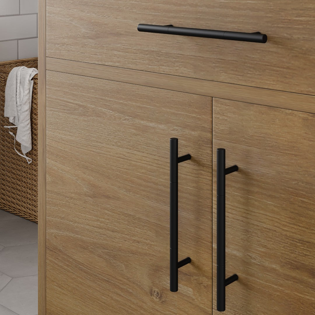 Eviva Graham Bath Vanity with Engineered Stone Top and Integrated Sink (30"-72")