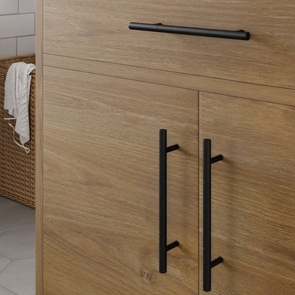 Eviva Graham Bath Vanity with Engineered Stone Top and Integrated Sink (30"-72")