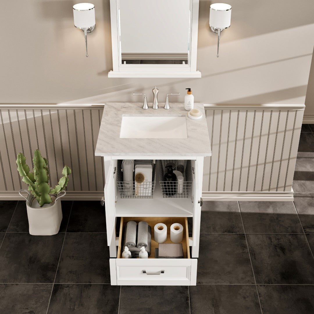 Eviva Britney Transitional Bathroom Vanity (24"-30")