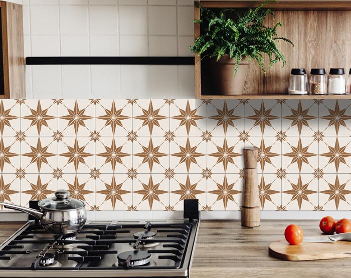 Decorative Tile stickers set of 24 Peel & Stick