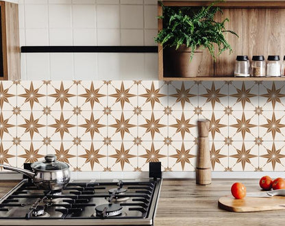 Decorative Tile stickers set of 24 Peel & Stick