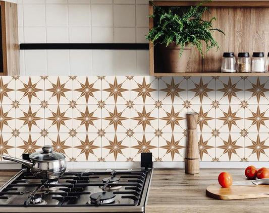 Decorative Tile stickers set of 24 Peel & Stick