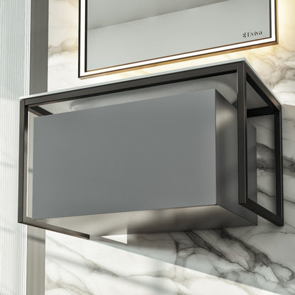 Eviva Modena Wall Mount Bath Vanity with Solid Surface Top and Integrated Sink (32"-51")