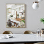 Eviva Gold Gold Metal Framed Mirror