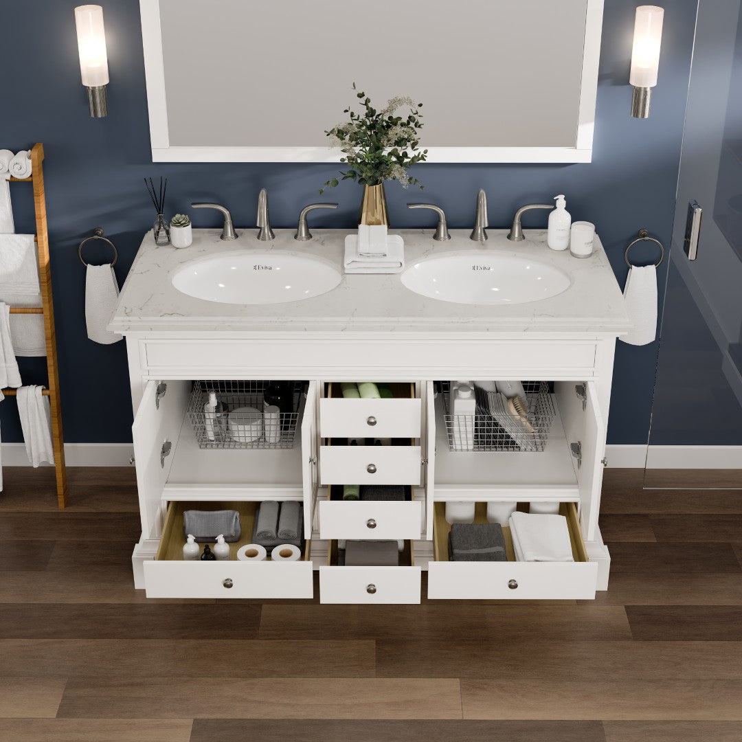 Eviva Elite Stamford Bath Vanity with Counter Top and Undermount Porcelain Sink (24"-72")