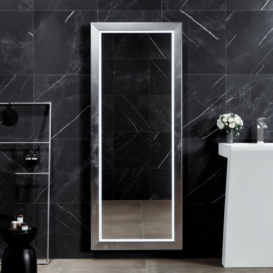 Eviva Sofy 24" x 67" Rectangular Aluminum Aluminum Framed Mirror