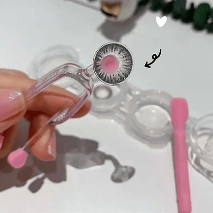 Contact Lens Applicator & Remover Tool Set Tweezers & Suction Stick