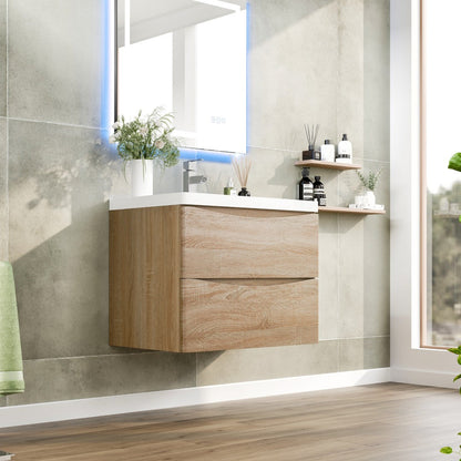 Eviva Smile Bath Vanity with Acrylic Top and Integrated Sink (24"-48")