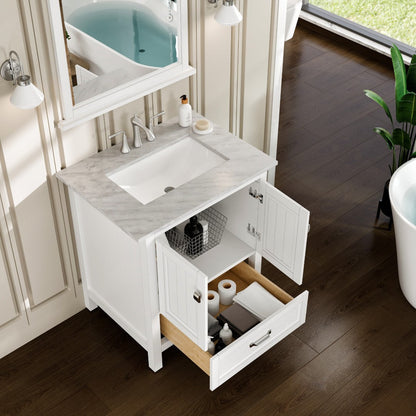 Eviva Britney Transitional Bathroom Vanity (24"-30")