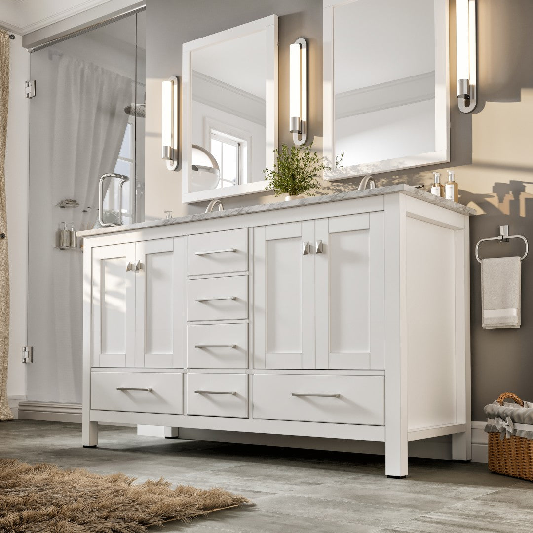 Eviva Aberdeen Transitional Bathroom Vanity (24"-72")