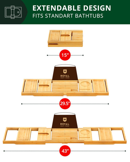 Bathtub Caddy Tray, Natural