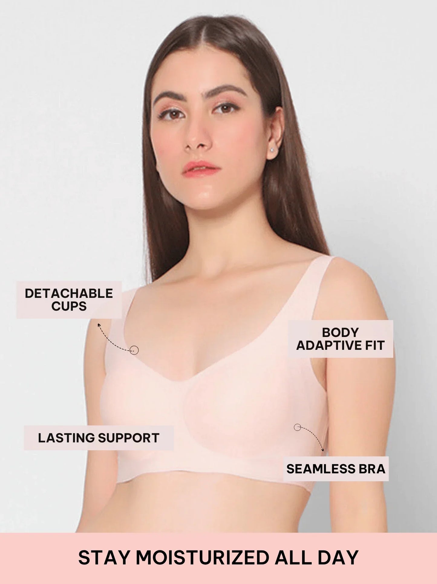 Skin-Soothing Wirefree Ceramide Infused Bra