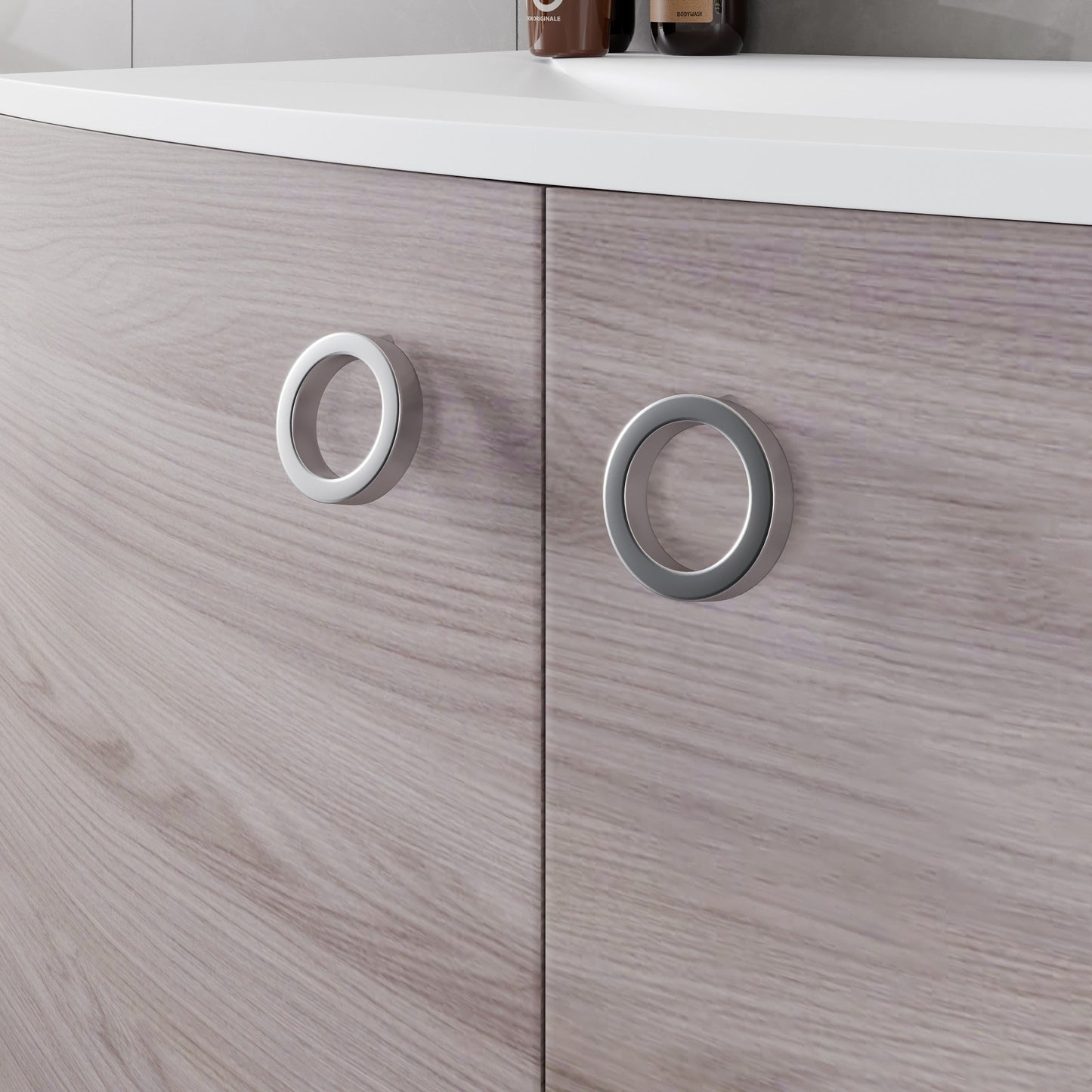 Eviva Romina Wall Mount Bath Vanity with Acrylic Top and Integrated Sink