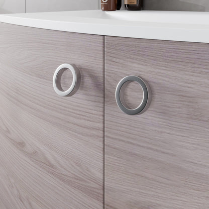 Eviva Romina Wall Mount Bath Vanity with Acrylic Top and Integrated Sink