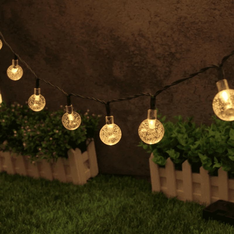 Solar Bubble Balls Lamp String Lights