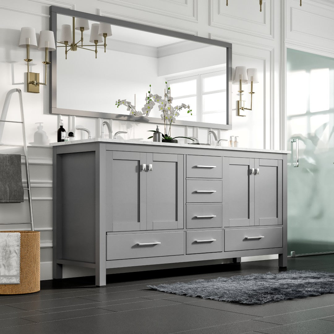 Eviva Aberdeen Transitional Bathroom Vanity (24"-72")