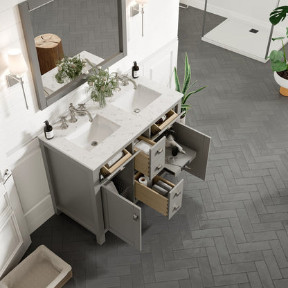 Eviva Artemis Bath Vanity with Engineered Stone Top & Undermount Porcelain Sink (42"-72")