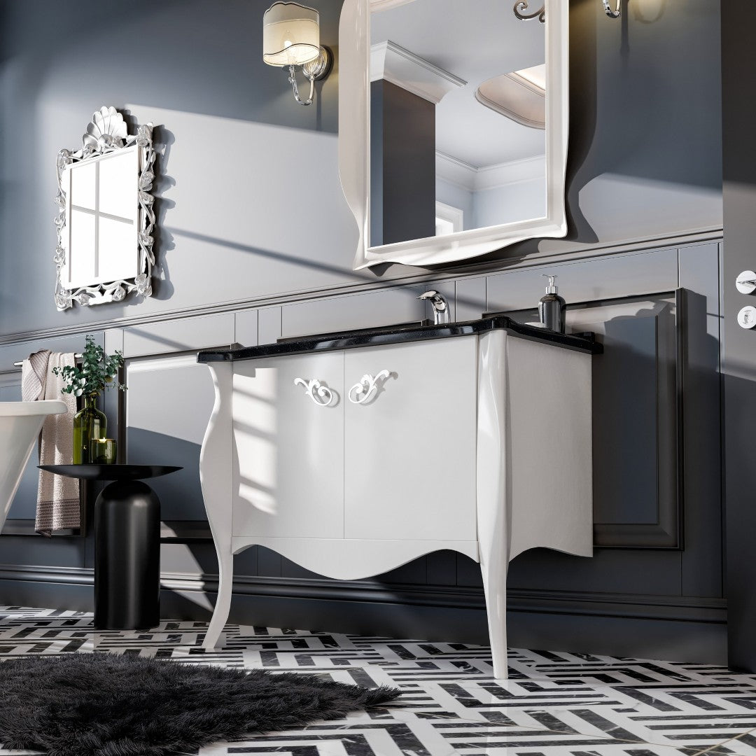 Eviva Ritz Bath Vanity with Granite Top and Undermount Porcelain Sink