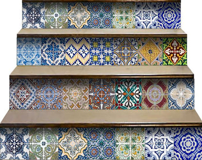 Decorative Tile stickers set of 24 Peel & Stick