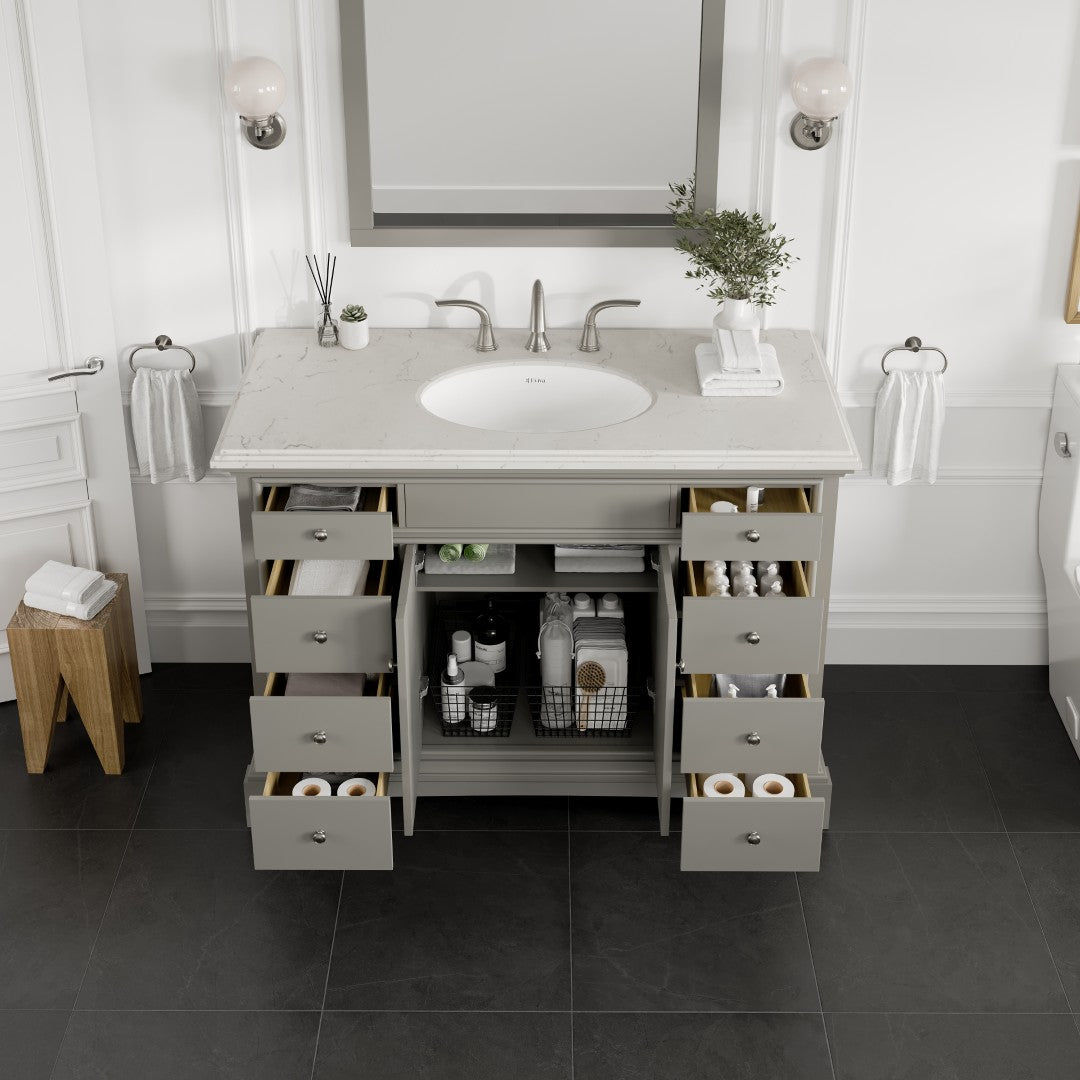 Eviva Elite Stamford Bath Vanity with Counter Top and Undermount Porcelain Sink (24"-72")