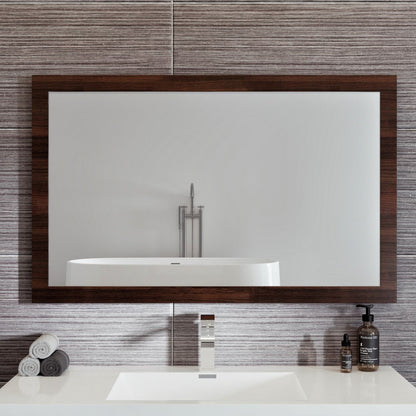 Eviva Sun Wooden Framed Mirror