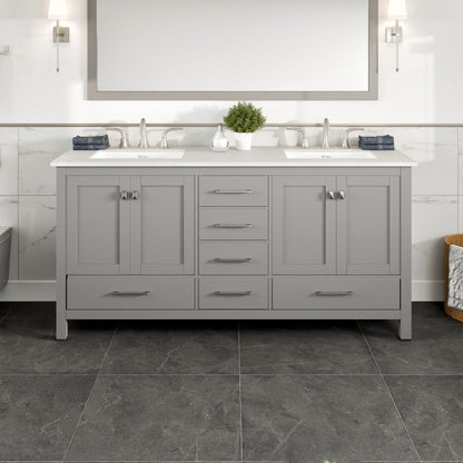 Eviva Aberdeen Bath Vanity with Counter Top and Undermount Porcelain Sink (24"-96")