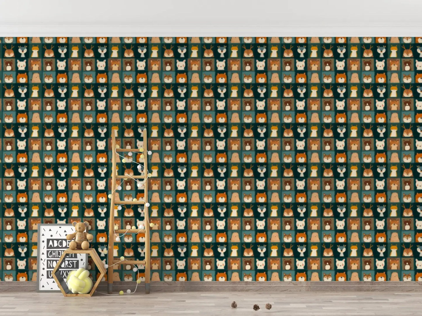 Whimsical Woodland Menagerie Wallpaper