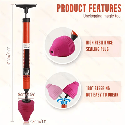 Plunge-Free Power Shot – Unclog Toilets in Seconds!