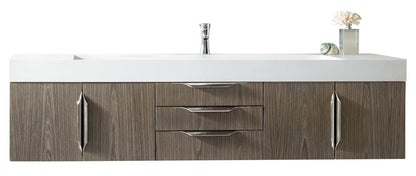Columbia 72" Single Wall Mount Vanity Cabinet