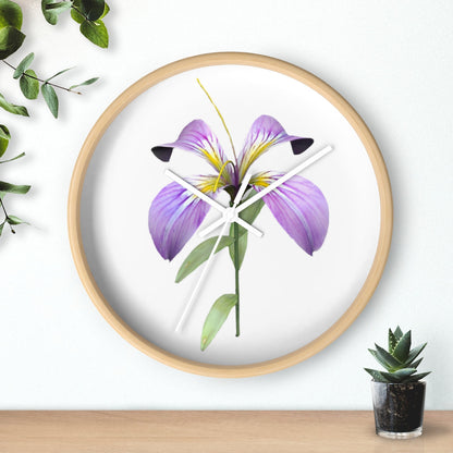 Purple Flower Wall clock